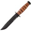Ka-bar 1252 Short USMC Serrated Fixed Blade Knife -Buck Knives Shop 102006 102032