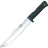 Fallkniven A2 Wilderness Fixed Blade Knife With Black Checkered Thermorun Elastomer Handle -Buck Knives Shop 103836 103863