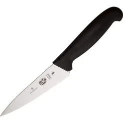 Forschner 5203312 Serrated Mini Chef's Knife With Black Fibrox Handle