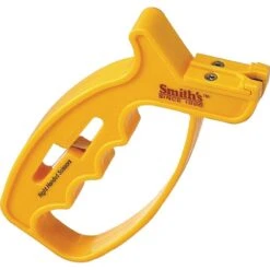 AC 60 Knife And Scissors Sharpener With Yellow Plastic Handle