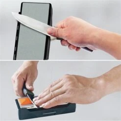 Sharpal 156N Dual-Grit Diamond Whetstone Sharpener -Buck Knives Shop 111965