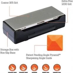 Sharpal 162N Dual-Grit Diamond Whetstone Sharpener -Buck Knives Shop 111966