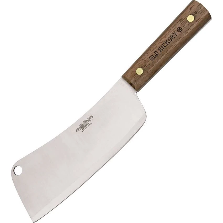 Old Hickory 7060 76-7 Inch Cleaver Knife With Hardwood Handle 3 Old Hickory 7060 76-7 Inch Cleaver Knife With Hardwood Handle