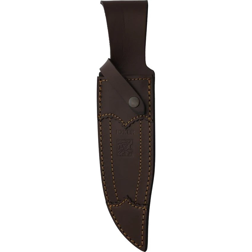 Joker CN100 Bowie Satin Finish Vanadium Molybdenum Steel Clip Point Blade Knife With Crown Stag Handle 4 Joker CN100 Bowie Satin Finish Vanadium Molybdenum Steel Clip Point Blade Knife With Crown Stag Handle - Image 2