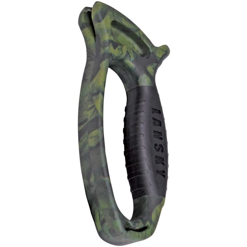 Lansky 47 Deluxe Quick Edge Sharpener With Ergonomic Camo & Black Handle 3 Lansky 47 Deluxe Quick Edge Sharpener With Ergonomic Camo & Black Handle