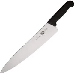 Forschner 5200331 12 3/8 Inch Chefs Kitchen Knife With Black Fibrox Handle
