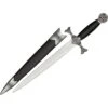 China Made 21110 Celtic Dagger Fixed Blade Knife With Black Leather Covered Handle -Buck Knives Shop 142784 142813