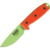 ESEE 3PMVG Model 3 Standard Edge Fixed Blade Knife With Orange G-10 OD Green Nylon Lanyard Handles -Buck Knives Shop 142979 143008