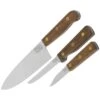Chicago 13305 3 Piece Tradition Kitchen Cutlery Set With Solid Walnut Handle -Buck Knives Shop 144881 144910