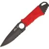 China Made 4241 Neck Fixed Drop Point Blade Knife With Red Nylon Cord Wrapped Handle -Buck Knives Shop 156997 157026
