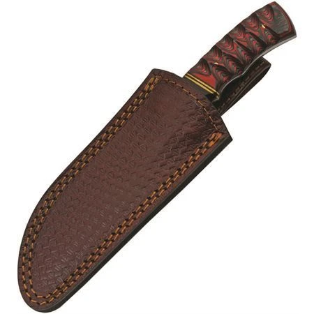 Damascus 1288 Fixed Blade Wood 6 Damascus 1288 Fixed Blade Wood - Image 4