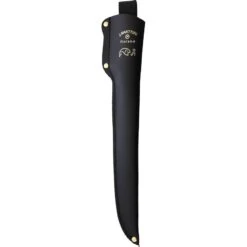 Marttiini 846014T Martef Fillet Knife With Blue Textured Rubber Handle And Leather Sheath -Buck Knives Shop 165991