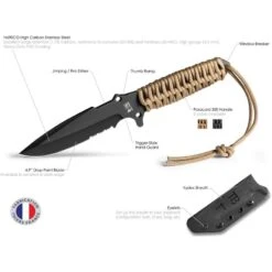 TB Outdoor 004 Survival Fixed Blade -Buck Knives Shop 166142