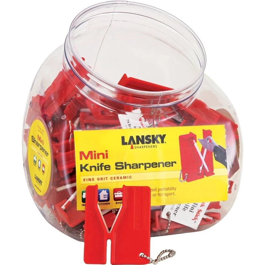 Lansky 08500 Mini Crock Stick Set With Red Composition Case 3 Lansky 08500 Mini Crock Stick Set With Red Composition Case