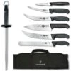 Swiss Army 5100381X3 8 Piece BBQ Ultimate Knife Set With Black Synthetic Handle