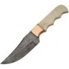 Damascus 1153 Copper Skinner Fixed Blade Knife -Buck Knives Shop 216021 216035