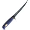 Marttiini 826014T Martef Fillet Knife With Blue Textured Rubber Handle -Buck Knives Shop 218540 218544