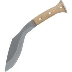 Condor 181110 K-Tact Kukri Desert Steel Blade Knife With Natural Canvas Micarta Handle