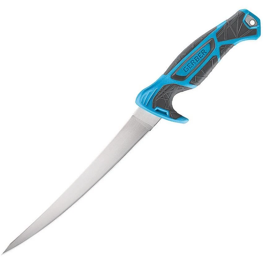 Gerber 3558 Controller Fillet Knife 8in With Blue Glass Reinforced Polypropylene Handle 3 Gerber 3558 Controller Fillet Knife 8in With Blue Glass Reinforced Polypropylene Handle