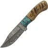 Damascus 1273 Hunter Ram's Horn -Buck Knives Shop 310888 310893
