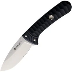 Maserin 975G10N Sax Fixed Blade Black