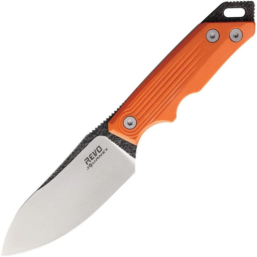 Revo RJ1FIXORG RJ-1 Fixed Blade Orange 3 Revo RJ1FIXORG RJ-1 Fixed Blade Orange