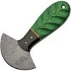 Damascus Knives 1298GN Cutter Green Colorwood -Buck Knives Shop 320017 320022