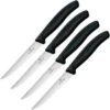 Victorinox 6723320X1 Steak Knife Set 4pc Black -Buck Knives Shop 321704 321709