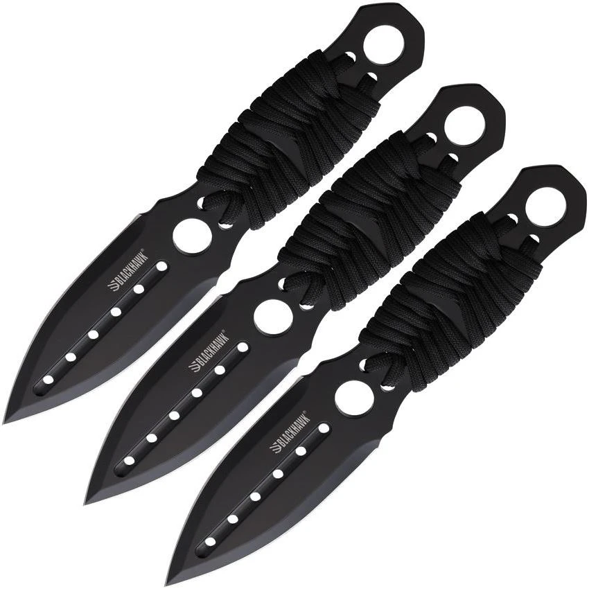 Blackhawk 15DH01BK Direct Hit Throwing Knife Set 3 Blackhawk 15DH01BK Direct Hit Throwing Knife Set