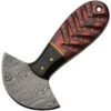 Damascus 1298RD Cutter Red Colorwood -Buck Knives Shop 322087 322092