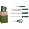 Henckels 53070110 Now S 6pc Block Set Grn 1 Henckels 53070110 Now S 6pc Block Set Grn -Buck Knives Shop 323079 323084